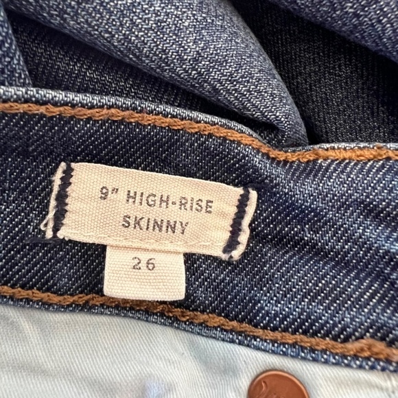 Madewell 9” high rise skinny size 26 jeans - Picture 8 of 12